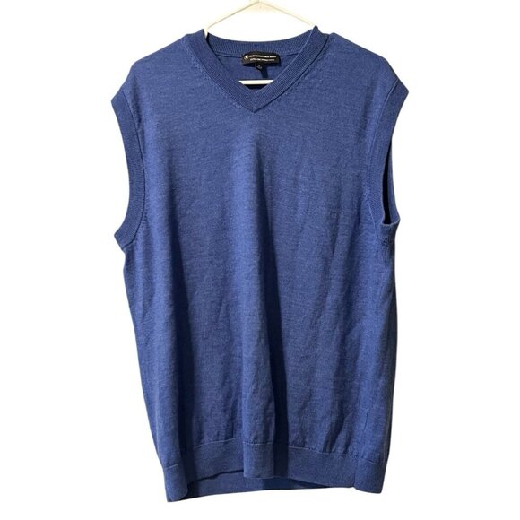 Hart Schaffner Marx Extra Fine‎ Merino Wool V-Neck Sweater Vest  Size XL Classic - Picture 1 of 10
